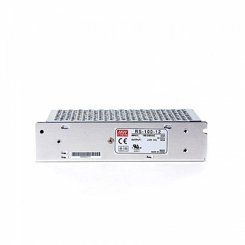 RS-100-12 MEANWELL 102W 8.5A 12V Single Output Switching Power Supply - RS-100-12 | StepperOnline CA
