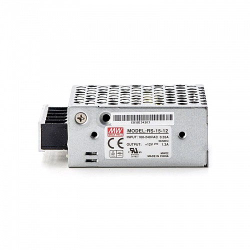 RS-15-12 MEANWELL 15.6W 1.3A 12VSingle Output Switching Power Supply - RS-15-12 | StepperOnline CA