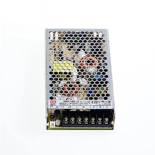RSP-100-12 MEANWELL 102W 12VDC 8.5A 115/230VAC Single Output With PFC Function - RSP-100-12 | StepperOnline CA