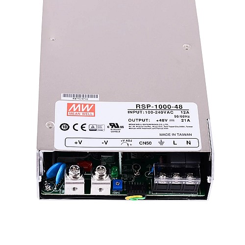 RSP-1000-48 MEANWELL 1008W 48VDC 21A 115/230VAC Power Supply With Single Output - RSP-1000-48 | StepperOnline CA RSP-1000-48 MEANWELL 1008W 48VDC 21A 115/230VAC Power Supply With Single Output - RSP-1000-48 | StepperOnline CA