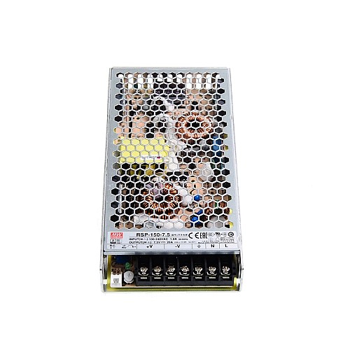 RSP-150-7.5 MEANWELL 150W 7.5VDC 20A 115/230VAC Single Output With PFC Function - RSP-150-7.5 | StepperOnline CA