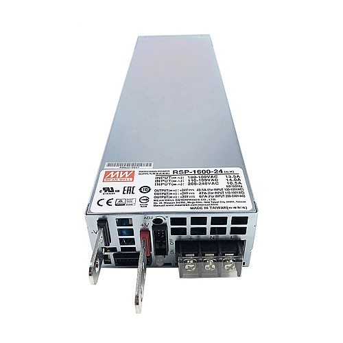 RSP-1600-24 MEANWELL 1608W 24VDC 67A 115/230VAC Power Supply With Single Output - RSP-1600-24 | StepperOnline CA RSP-1600-24 MEANWELL 1608W 24VDC 67A 115/230VAC Power Supply With Single Output - RSP-1600-24 | StepperOnline CA