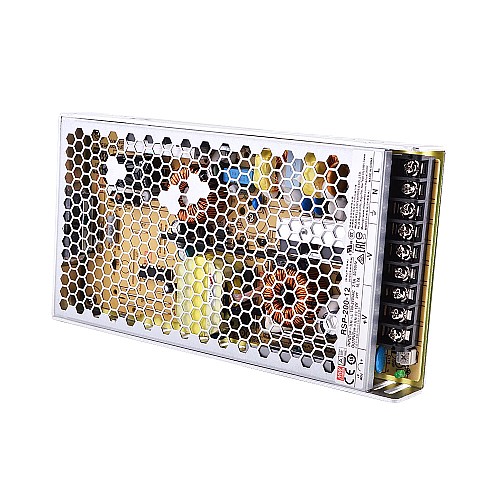 RSP-200-12 MEANWELL 200.4W 12VDC 16.7A 115/230VAC Single Output With PFC Function - RSP-200-12 | StepperOnline CA