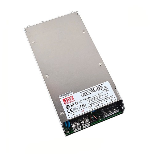 RSP-750-5 MEANWELL 500W 5VDC 100A 115/230VAC Power Supply With Single Output - RSP-750-5 | StepperOnline CA