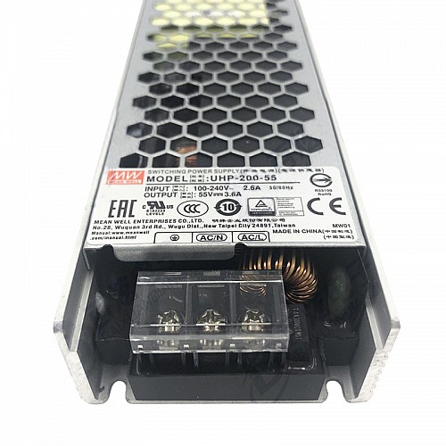 UHP-200-55 MEANWELL 201.6W 55VDC 3.6A 115/230VAC Slim Type With PFC Switching Power Supply - UHP-200-55 | StepperOnline CA UHP-200-55 MEANWELL 201.6W 55VDC 3.6A 115/230VAC Slim Type With PFC Switching Power Supply - UHP-200-55 | StepperOnline CA
