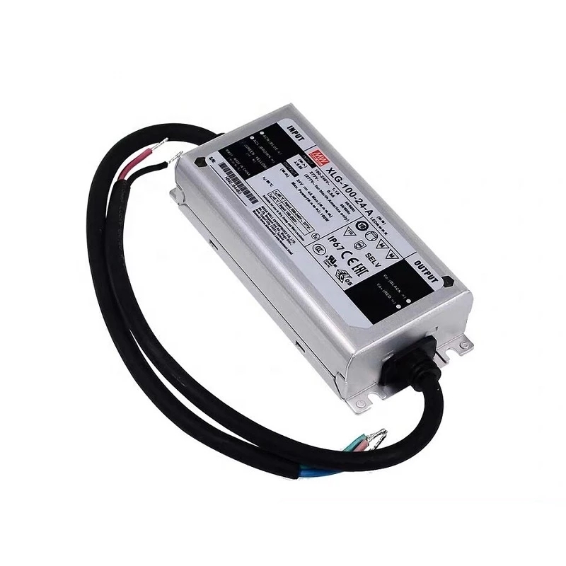XLG-100-24-A MEANWELL 96W 24VDC 4A 115/230VAC Constant Power Mode LED Driver - XLG-100-24-A | StepperOnline CA