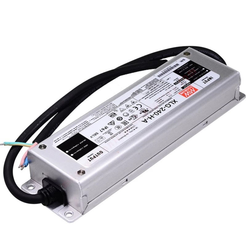 XLG-240-H-A MEANWELL 239.6W 0.7A 115/230VAC Constant Power Mode LED Driver - XLG-240-H-A | StepperOnline CA