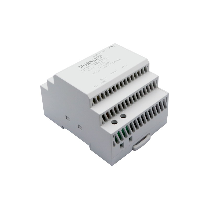 100W 15V 6.5A 85-264VAC/120-370VDC DIN Rail Switching Power Supply - LI100-20B15PR3 | StepperOnline CA