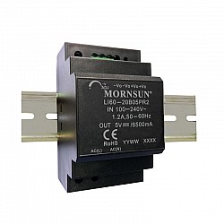 60W 24V 2.5A 85-264VAC/120-370VDC DIN Rail Switching Power Supply