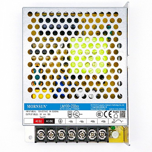 100W 24V 4.5A 85-305VAC/120-430VDC Switching Power Supply - LM100-23B24 | StepperOnline CA