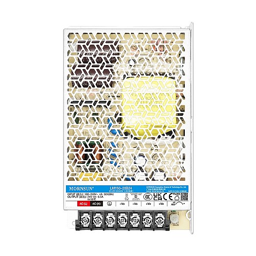 150W 24V 6.5A 85-264VAC/120-370VDC Switching Power Supply - LM150-20B24 | StepperOnline CA