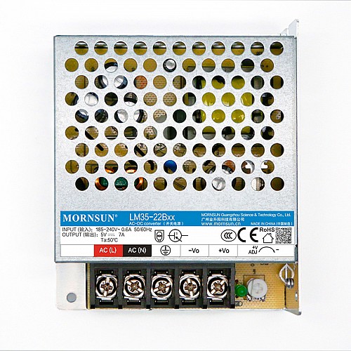 35W 15V 2.4A 165-264VAC/180-370VDC Switching Power Supply - LM35-22B24 | StepperOnline CA