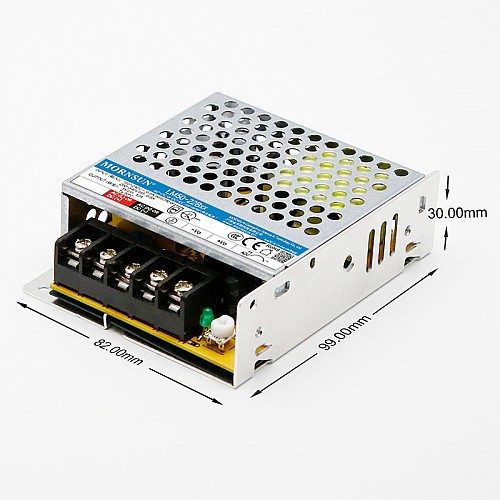 50W 24V 2.2A 165-264VAC/180-373VDC Switching Power Supply - LM50-22B24 | StepperOnline CA