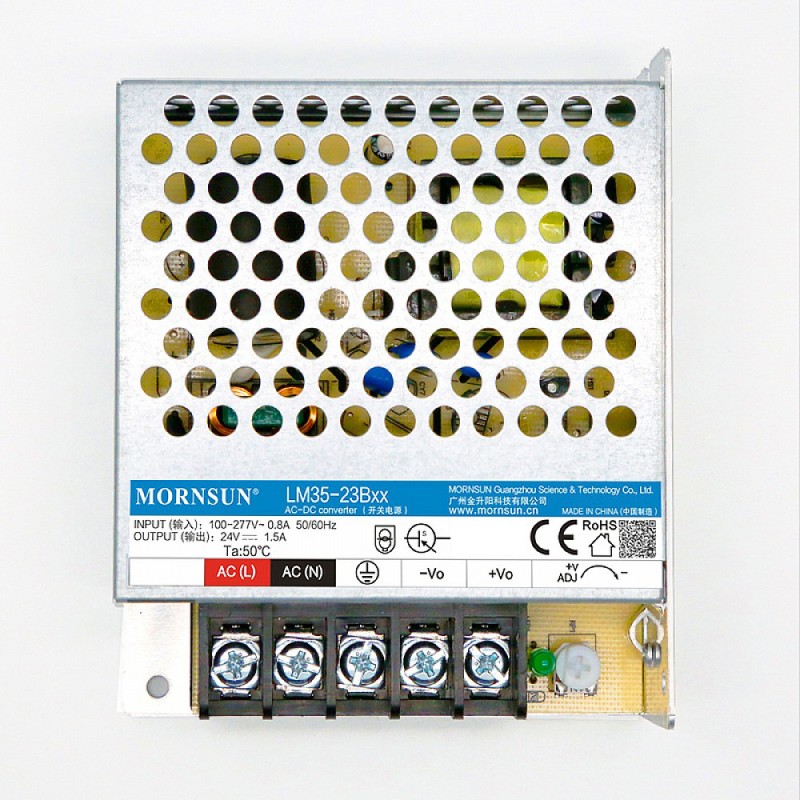 35W 12V 3.0A 85-305VAC/120-430VDC Switching Power Supply - LM35-23B12 | StepperOnline CA