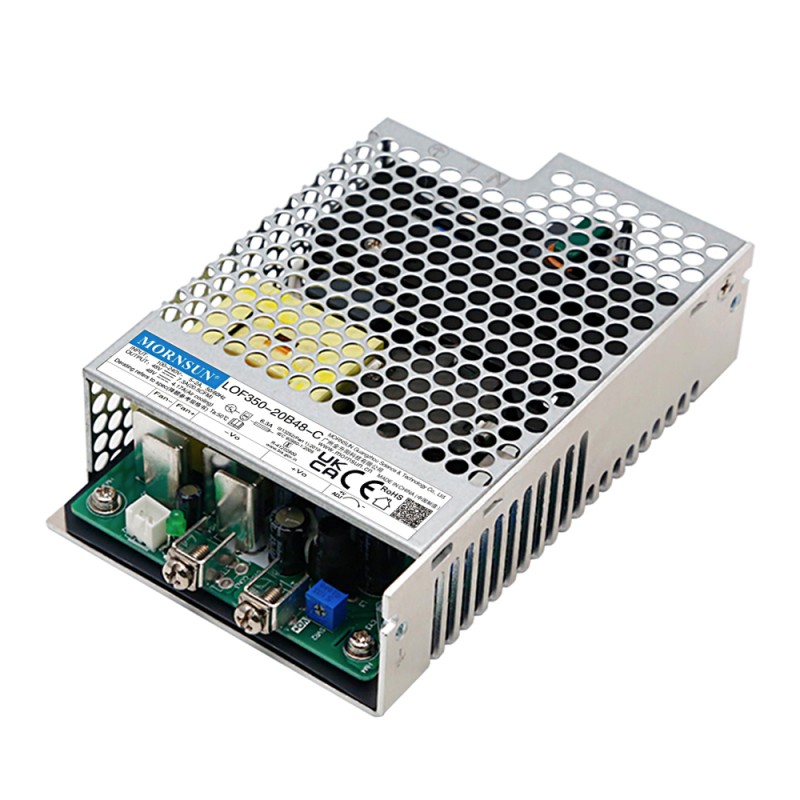 350W 24V 14.6A 90-264VAC/127-370VDC Switching Power Supply with PFC Function & Natural & Forced Cooling - LOF350-20B24-C | StepperOnline CA