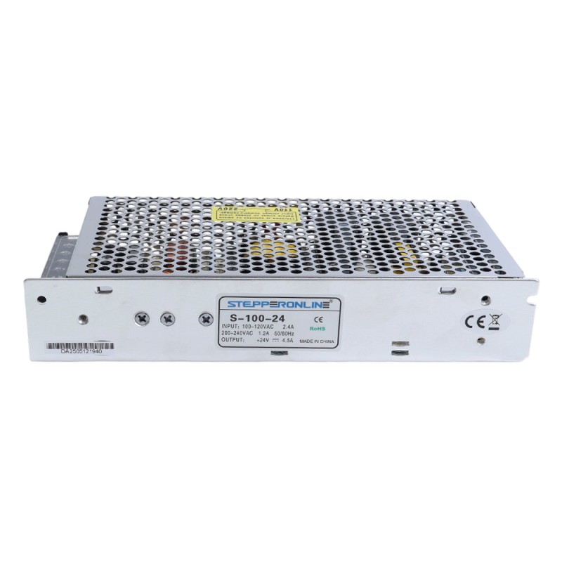 100W 24V 4.5A 115/230V Switching Power Supply Stepper Motor CNC Router Kits - S-100-24 | StepperOnline CA