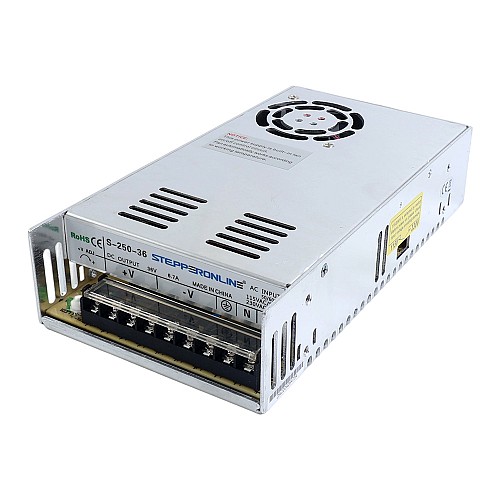 250W 36V 6.90A 115/230V Switching Power Supply Stepper Motor CNC Router Kits - S-250-36 | StepperOnline CA