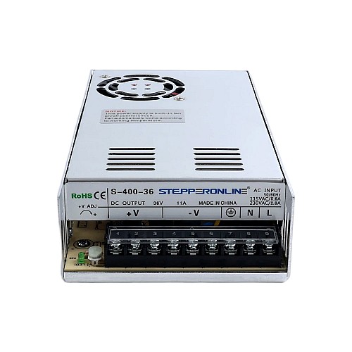 400W 36V 11A 115/230V Switching Power Supply Stepper Motor CNC Router Kits - S-400-36 | StepperOnline CA