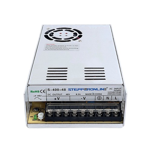 400W 48V 8.30A 115/230V Switching Power Supply Stepper Motor CNC Router Kits - S-400-48 | StepperOnline CA