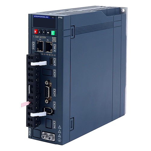 A6 Series 1000W PROFINET AC Servo Motor Kit 3000rpm 3.18Nm w/ Brake 17-Bit Absolute Encoder IP67 - A6-PN1000H2B1-M17 | StepperOnline CA
