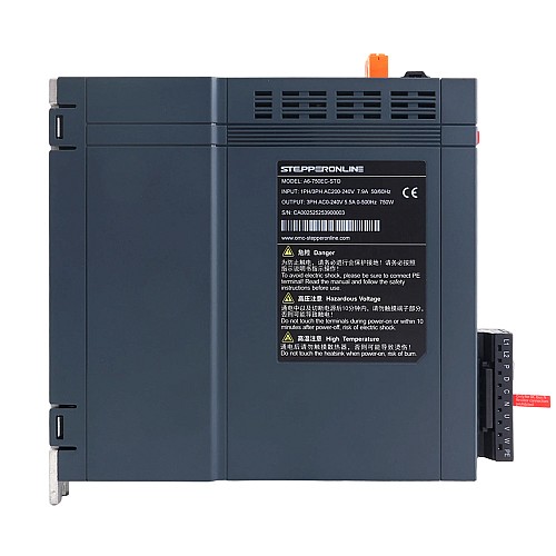 A6 Series 750W STO Safe Torque Off EtherCAT AC Servo Motor Kit 3000rpm 2.39Nm w/ Brake 17-Bit Absolute Encoder IP67 - A6-EC750H2B1-M17-STO | StepperOnline CA