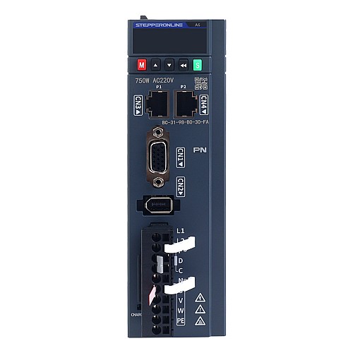 A6 Series 750W PROFINET AC Servo Motor Kit 3000rpm 2.39Nm 17-Bit Absolute Encoder IP67 - A6-PN750H2A1-M17 | StepperOnline CA