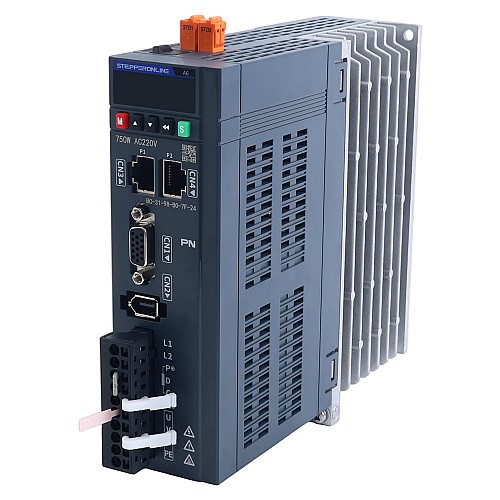 A6 Series 750W STO Safe Torque Off PROFINET AC Servo Motor Kit 3000rpm 2.39Nm 17-Bit Absolute Encoder IP67 - A6-PN750H2A1-M17-STO | StepperOnline CA