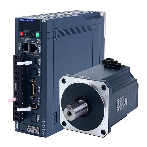 A6 Series 1000W PROFINET AC Servo Motor Kit 3000rpm 3.18Nm 17-Bit Absolute Encoder IP67 - A6-PN1000H2A1-M17 | StepperOnline CA