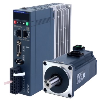 A6 Series 400W PROFINET AC Servo Motor Kit 3000rpm 1.27Nm w/ Brake 17-Bit Absolute Encoder IP67