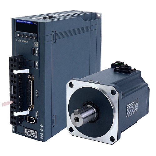 A6 Series 1000W RS485 AC Servo Motor Kit 3000rpm 3.18Nm 17-Bit Absolute Encoder IP67 - A6-RS1000H2A1-M17 | StepperOnline CA