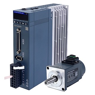 A6 Series 100W RS485 AC Servo Motor Kit 3000rpm 0.32Nm 17-Bit