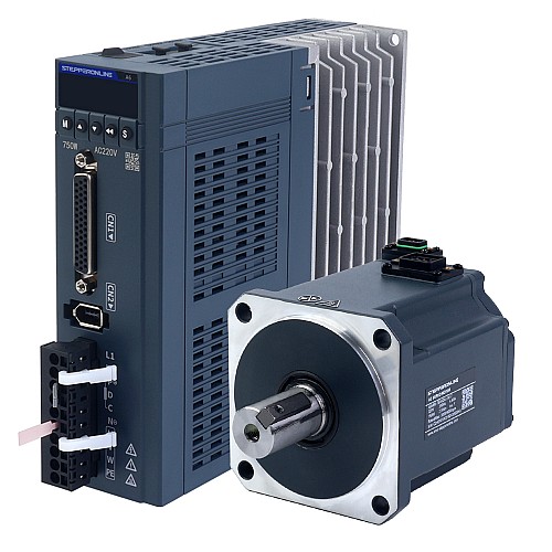 A6 Series 750W RS485 AC Servo Motor Kit 3000rpm 2.39Nm 17-Bit Absolute Encoder IP67 - A6-RS750H2A1-M17 | StepperOnline CA A6 Series 750W RS485 AC Servo Motor Kit 3000rpm 2.39Nm 17-Bit Absolute Encoder IP67 - A6-RS750H2A1-M17 | StepperOnline CA