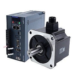 A6H Series 850W EtherCAT AC Servo Motor Kit 1500rpm 5.39Nm 17-Bit Absolute Encoder IP67