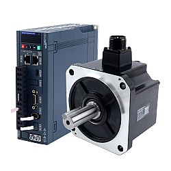 A6H Series 850W EtherCAT AC Servo Motor Kit 1500rpm 5.39Nm 17-Bit Absolute Encoder IP67