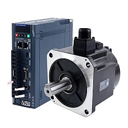A6H Series 850W EtherCAT AC Servo Motor Kit 1500rpm 5.39Nm w/ Brake 17-Bit Absolute Encoder IP67