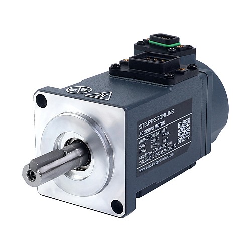 A6 Series 100W RS485 AC Servo Motor Kit 3000rpm 0.32Nm 17-Bit Absolute Encoder IP67 - A6-RS100L2A1-M17 | StepperOnline CA