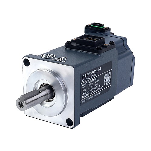 A6 Series 100W RS485 AC Servo Motor Kit 3000rpm 0.32Nm w/ Brake 17-Bit Absolute Encoder IP67 - A6-RS100L2B1-M17 | StepperOnline CA
