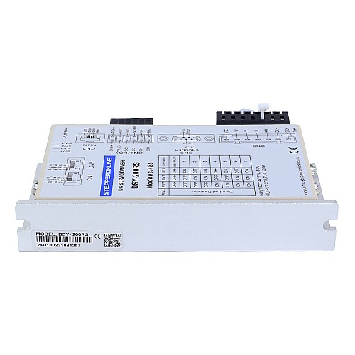 DSY Series 200W RS485 DC Servo Motor 24-70VDC 0.637Nm w/ Brake 3000rpm 17-Bit Incremental Encoder IP65 - DSY-RS200L2B2-M17S | StepperOnline CA