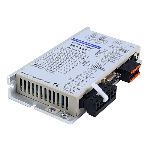DSY Series 200W RS485 DC Servo Motor 24-70VDC 0.637Nm w/ Brake 3000rpm 17-Bit Incremental Encoder IP65 - DSY-RS200L2B2-M17S | StepperOnline CA
