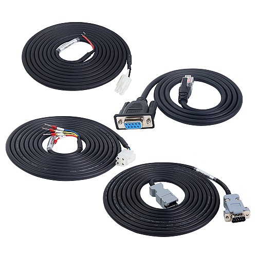 DSY Series 200W CANopen DC Servo Motor 24-70VDC 0.637Nm w/ Brake 3000rpm 17-Bit Incremental Encoder IP65 - DSY-C200L2B2-M17S | StepperOnline CA