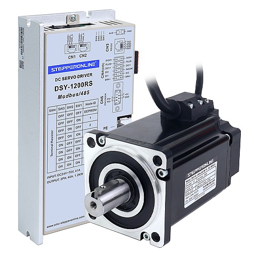 DSY Series 1000W RS485 DC Servo Motor 24-70VDC 3.20Nm 3000rpm 17-Bit Incremental Encoder IP65 - DSY-RS1000L2A2-M17S | StepperOnline CA DSY Series 1000W RS485 DC Servo Motor 24-70VDC 3.20Nm 3000rpm 17-Bit Incremental Encoder IP65 - DSY-RS1000L2A2-M17S | StepperOnline CA