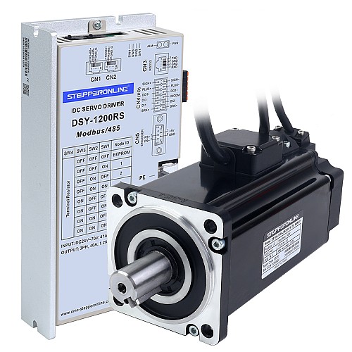 DSY Series 1000W RS485 DC Servo Motor 24-70VDC 3.20Nm w/ Brake 3000rpm 17-Bit Incremental Encoder IP65 - DSY-RS1000L2B2-M17S | StepperOnline CA DSY Series 1000W RS485 DC Servo Motor 24-70VDC 3.20Nm w/ Brake 3000rpm 17-Bit Incremental Encoder IP65 - DSY-RS1000L2B2-M17S | StepperOnline CA