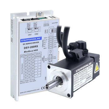 DSY Series 100W RS485 DC Servo Motor 24-70VDC 0.318Nm 3000rpm 17-Bit Incremental Encoder IP65