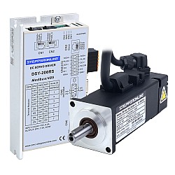 DSY Series 100W RS485 DC Servo Motor 24-70VDC 0.318Nm w/ Brake 3000rpm 17-Bit Incremental Encoder IP65