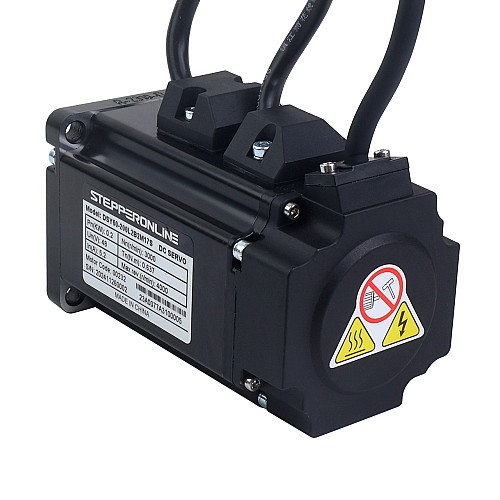 DSY Series 200W RS485 DC Servo Motor 24-70VDC 0.637Nm w/ Brake 3000rpm 17-Bit Incremental Encoder IP65 - DSY-RS200L2B2-M17S | StepperOnline CA