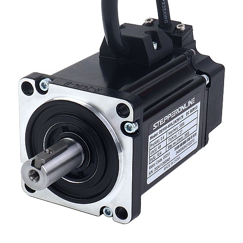 DSY Series 400W RS485 DC Servo Motor 24-70VDC 1.27Nm 3000rpm 17-Bit Incremental Encoder IP65 - DSY-RS400L2A2-M17S | StepperOnline CA
