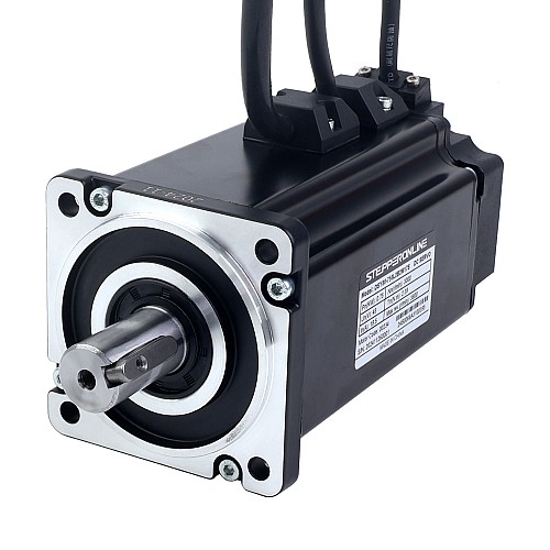 DSY Series 750W RS485 DC Servo Motor 24-70VDC 2.39Nm w/ Brake 3000rpm 17-Bit Incremental Encoder IP65 - DSY-RS750L2B2-M17S | StepperOnline CA