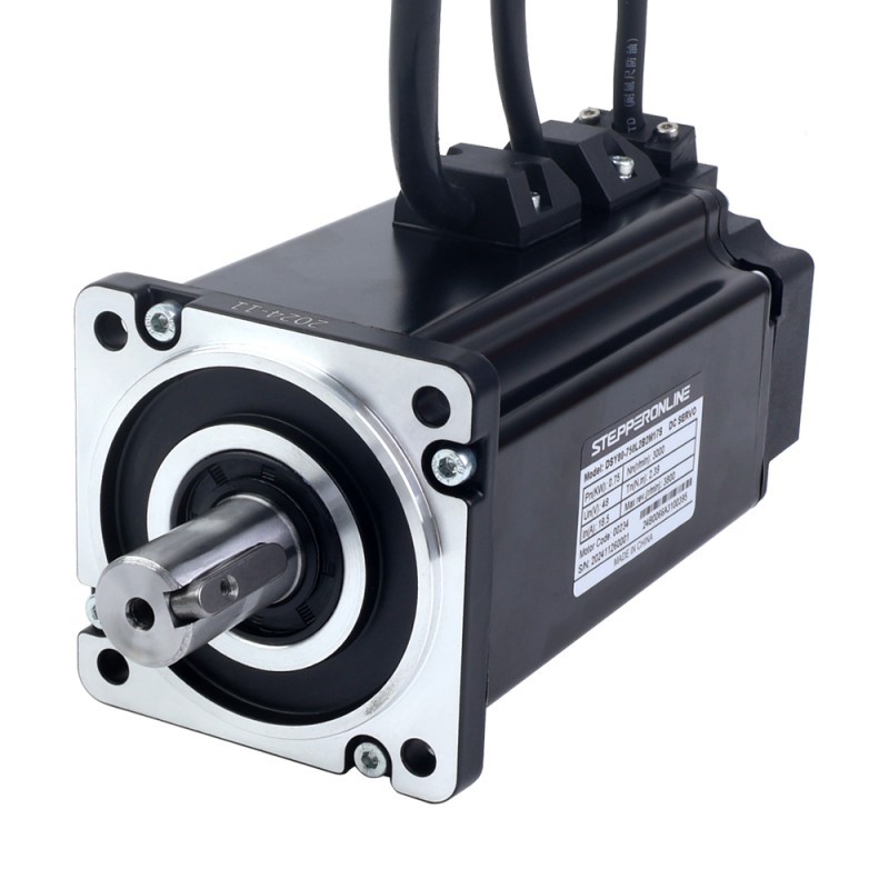 DSY Series 750W RS485 DC Servo Motor 24-70VDC 2.39Nm w/ Brake 3000rpm 17-Bit Incremental Encoder IP65 - DSY-RS750L2B2-M17S | StepperOnline CA
