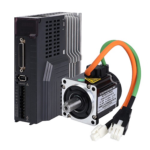 E6 Series 200W AC Servo Motor Kit 3000rpm 0.64Nm 17-Bit Encoder IP65 - E6-RS200H2A2-M17S | StepperOnline CA E6 Series 200W AC Servo Motor Kit 3000rpm 0.64Nm 17-Bit Encoder IP65 - E6-RS200H2A2-M17S | StepperOnline CA