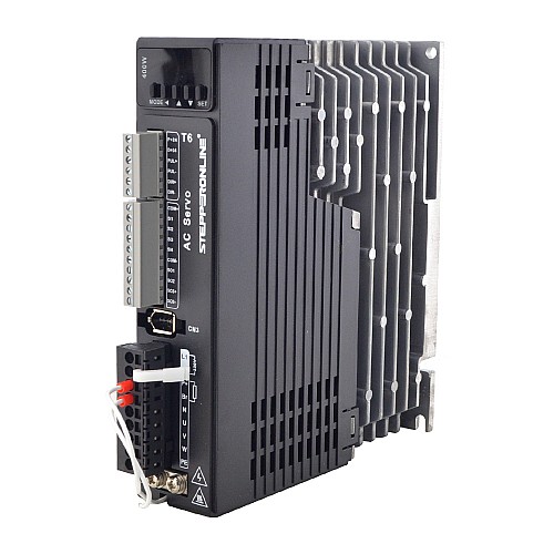 AU On Sale - T6 Series 400W AC Servo Motor Kit 3000rpm 1.27Nm 17-Bit Encoder IP65 - AU-T6-RS400H2A3-M17S | StepperOnline CA AU On Sale - T6 Series 400W AC Servo Motor Kit 3000rpm 1.27Nm 17-Bit Encoder IP65 - AU-T6-RS400H2A3-M17S | StepperOnline CA